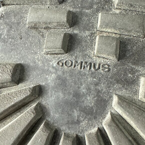 Coach Brown Leather CC Logo Canvas Ankle Heel boots, Men's Size 9 D - Picture 11 of 13